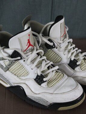 Air Jordan Shoes (Retro) - White Cement 4 2015 - US Men's Size 9